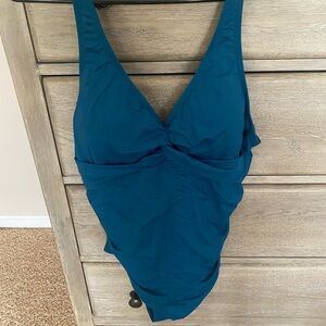 Teal Women's One Piece Swimsuit. Brand New w/tags